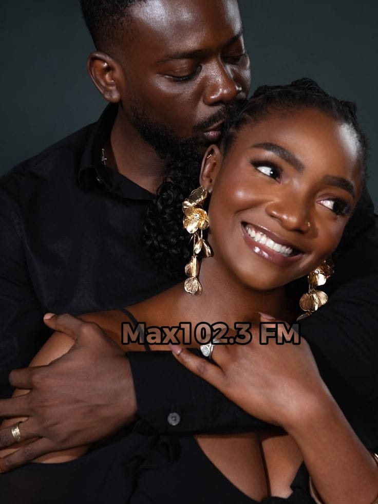 Adekunle Gold and Simi share a romantic moment in the Blue Fire music video.