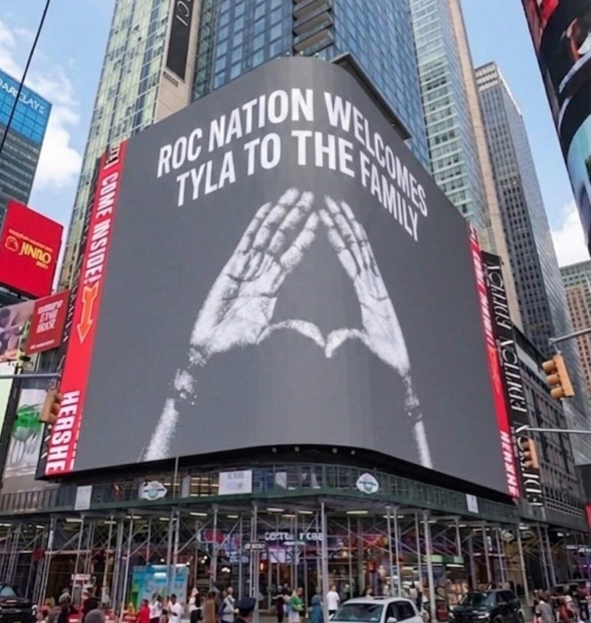 Tyla after signing the Tyla Roc Nation deal with Roc Nation.