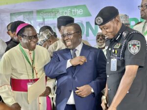 Political party leaders and candidates sign the National Peace Accord ahead of Nigeria’s 2027 general elections