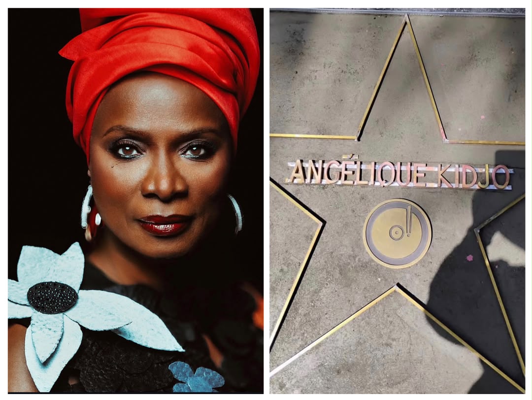 Angélique Kidjo celebrates her Hollywood Walk of Fame star in Los Angeles