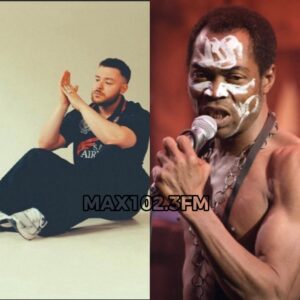 Luca Zuccotti discussing Fela Kuti and Afrobeats during an interview on MAX FM Nigeria.
