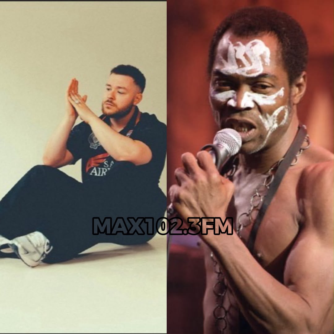 Luca Zuccotti discussing Fela Kuti and Afrobeats during an interview on MAX FM Nigeria.