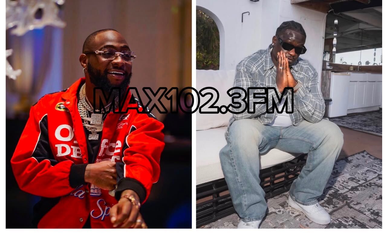 Davido and Wande Coal amid their dispute over the “Come My Way” collaboration