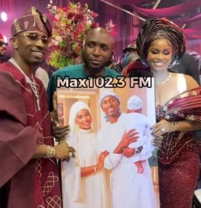 Priscy and Juma Jux attend Peller and Jarvis' celebrity wedding celebration with other notable guests.