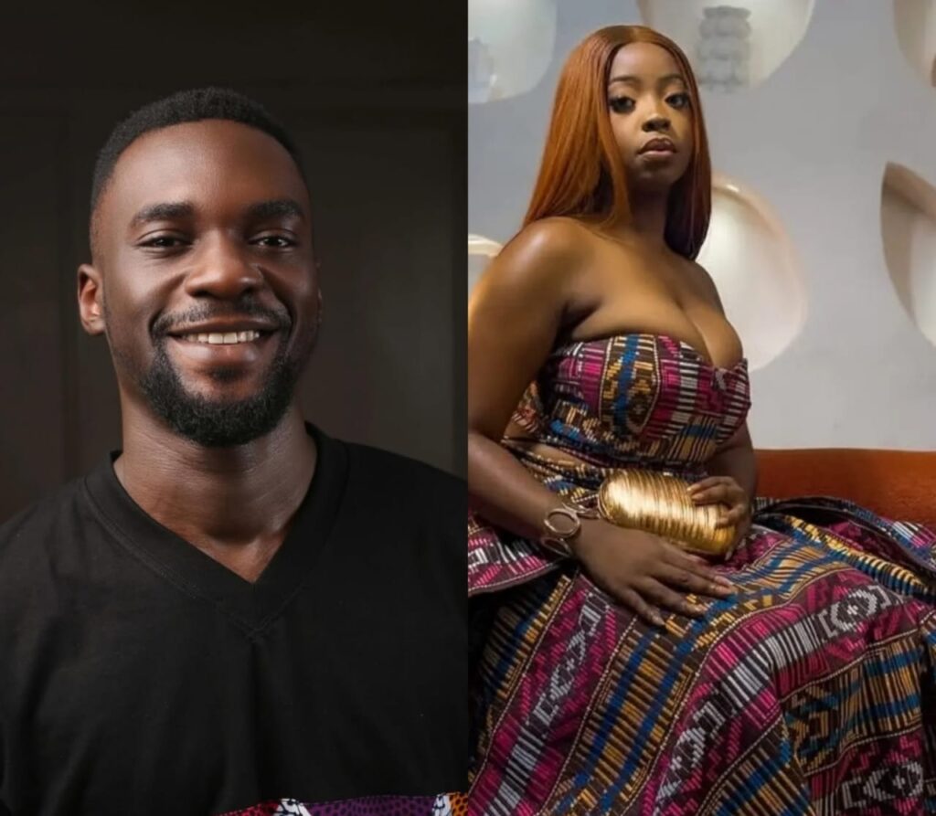 Kamsy and Gerard share a moment during Big Brother Naija Season