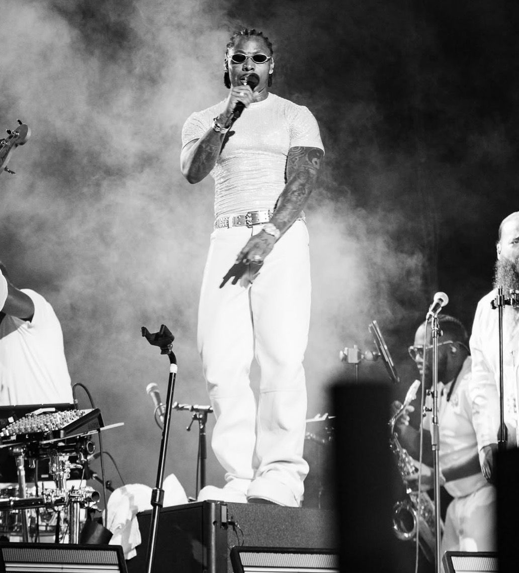 Asake performing at the James L. Knight Center in Miami